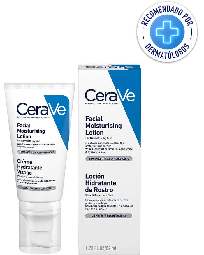 Cerave Loción Hidratante Facial de Noche 52 ml