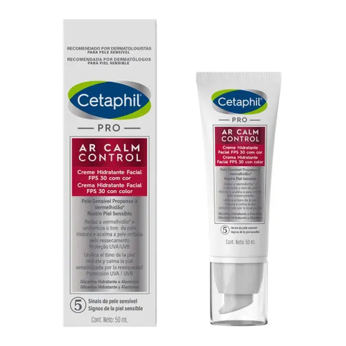 Cetaphil PRO AC Calm Control Crema Hidratante Facial FPS 30 con Color 50 ml