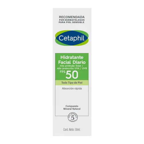 Cetaphil Hidratante Facial Diario FPS 50 50 ml