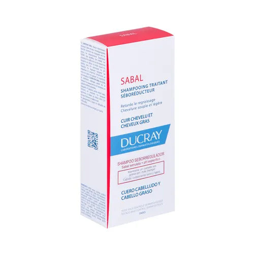 Ducray Sabal Shampoo Seborregulador para Cabello Graso 200 ml