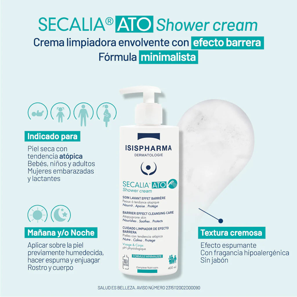 Isispharma Secalia ATO Shower Cream 400 ml