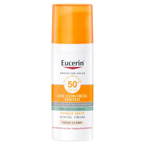 Eucerin Oil Control Tinted Tono Claro FPS 50 50 ml