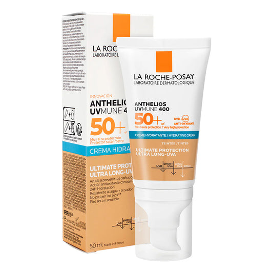 La Roche Posay Anthelios UV Mune 400 Crema Hidratante Con Color FPS 50+ 50 ml