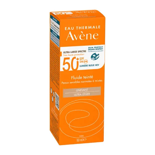 Avéne Protector Solar Fluido con Color FPS 50 50 ml