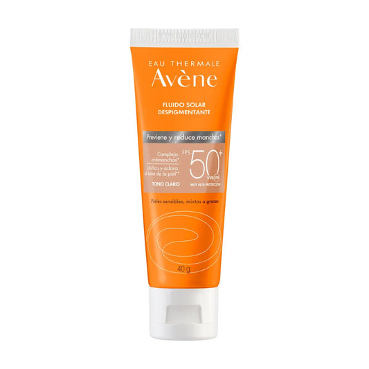 Avéne Fluido Solar Despigmentante Tono Claro FPS 50 40 g