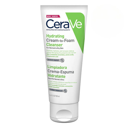 Cerave Hydrating Cream to Foam Cleanser 100 ml