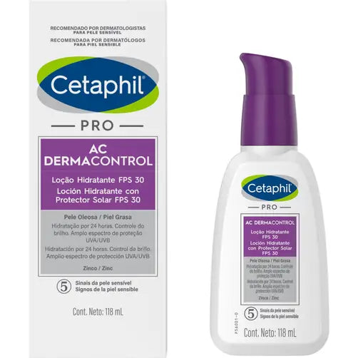 Cetaphil PRO AC Dermacontrol Loción Hidratante FPS 30 118 ml