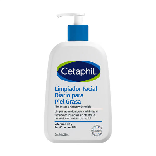 Cetaphil Gel Limpiador Facial para Piel Grasa 237 ml