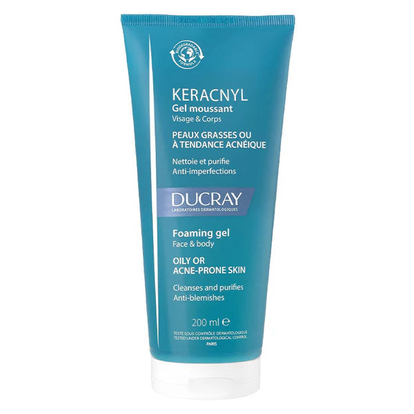 Ducray Keracnyl Gel Moussant 200 ml