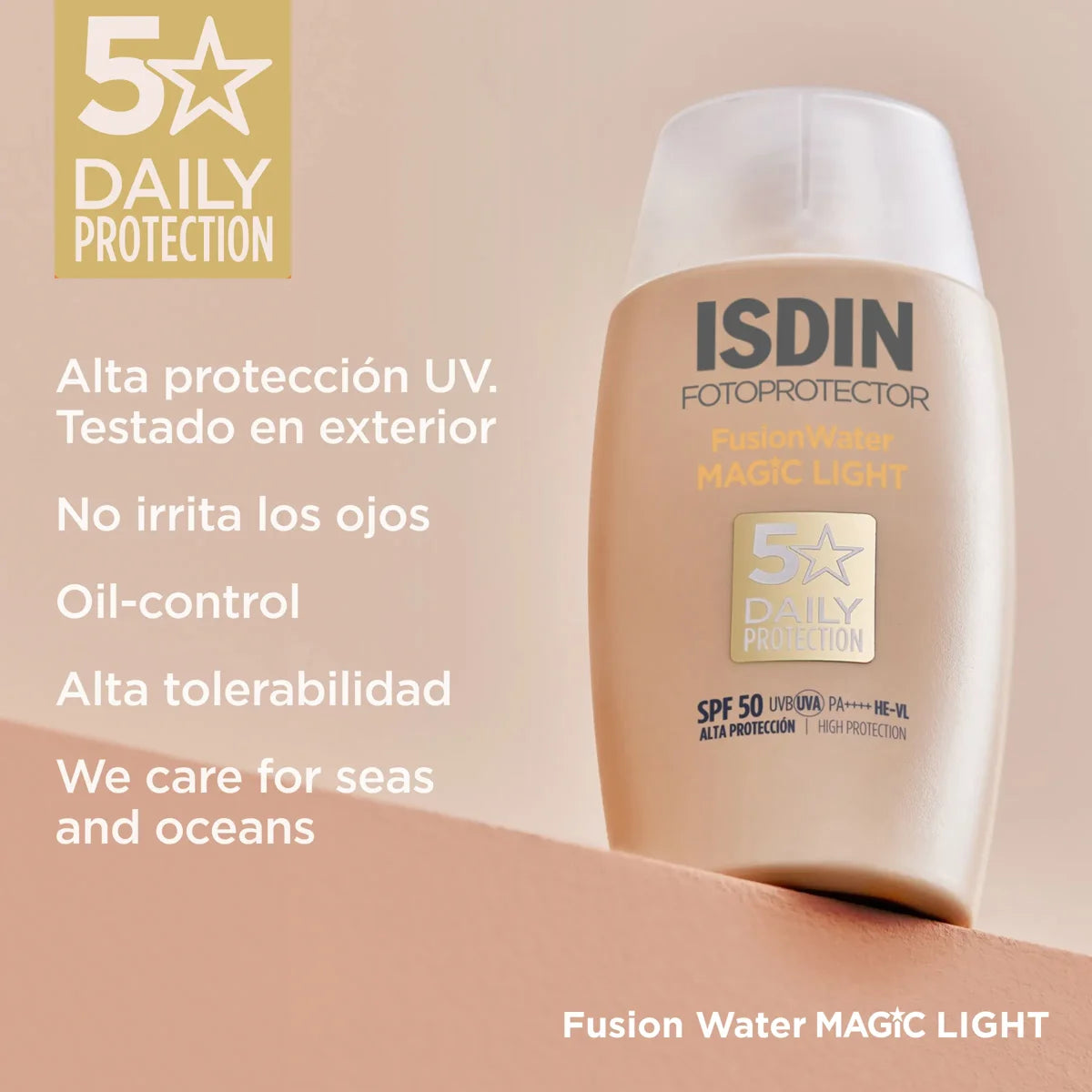 Isdin Fusion Water Magic Color Light 50 ml