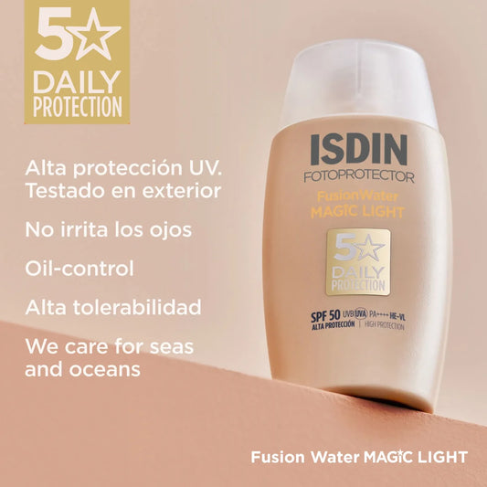 Isdin Fusion Water Magic Color Light 50 ml