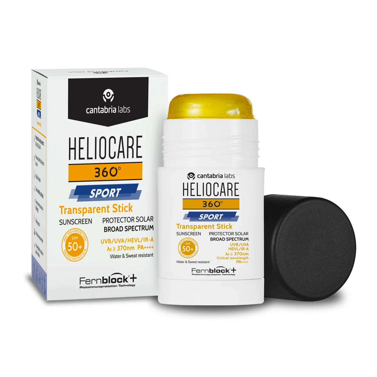 Cantabria Labs Heliocare 360° Sport Transparent Stick FPS 50+ 25 g
