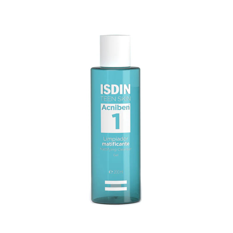 Isdin Teen Skin Acniben 1 Gel Limpiador Matificante 200 ml