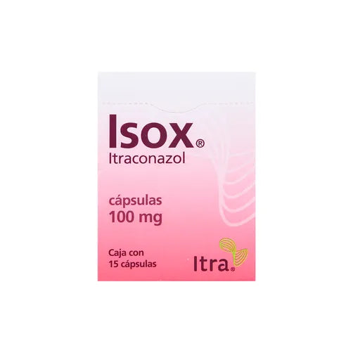 Isox 100 mg 15 cápsulas
