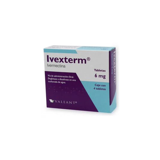 Ivexterm 6 mg 4 tabletas