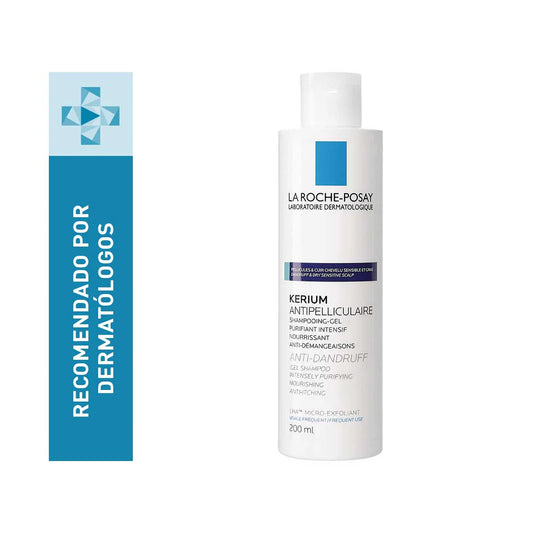 La Roche Posay Kerium Shampoo Anticaspa Grasa 200 ml