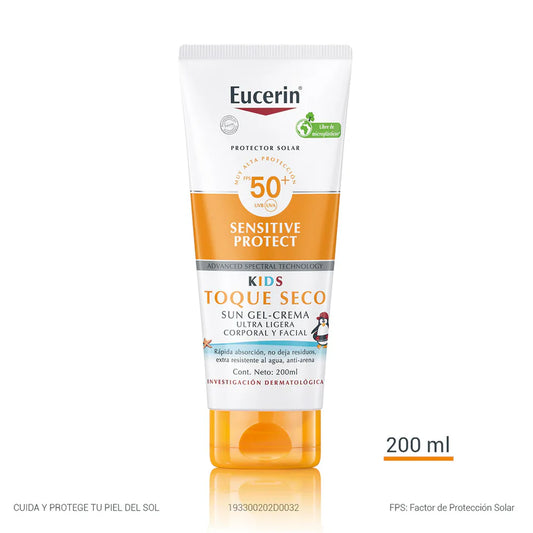 Eucerin Sun Kids Gel Crema FPS 50 200 ml