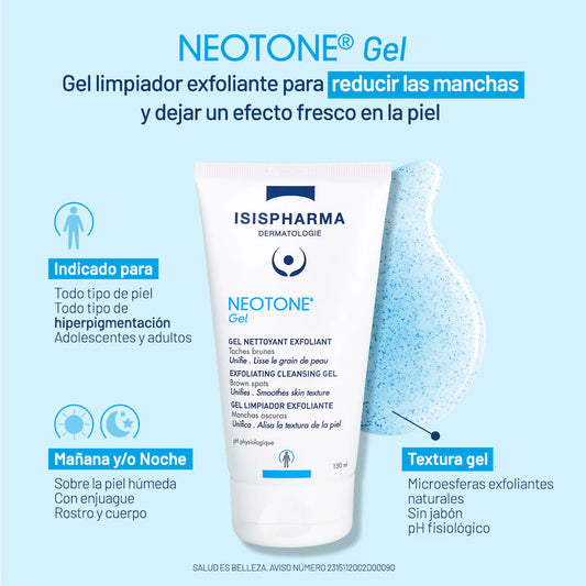 Isispharma Neotone Gel Exfoliante Despigmentante 150 ml