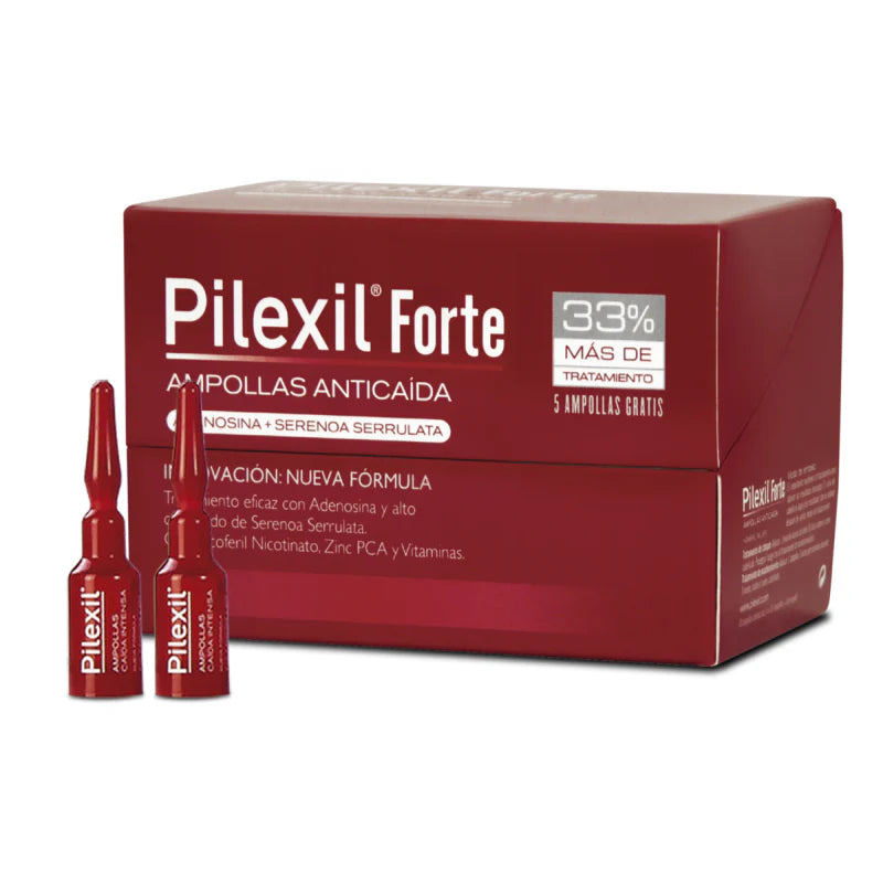 Pilexil Forte 20 Ampolletas Anticaída de 5 ml