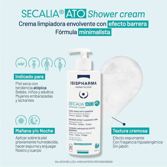 Isispharma Secalia ATO Shower Cream 400 ml