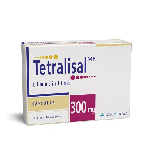 Tetralisal 20 cápsulas 300 mg